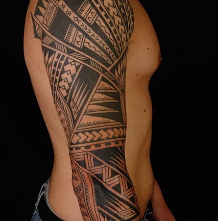 Hawaiian Tribal Tattoo Sleeves